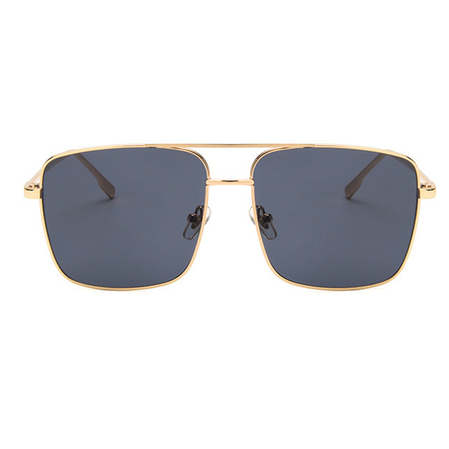 Wholesale Retro Big Square Double Bridge Metal Frame Sunglasses Wholesale Retro Big Square Double Bridge Metal Frame Sunglasses