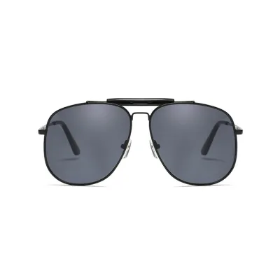 Retro Candy Color Metallic Frame Sunglasses Square PC Lens