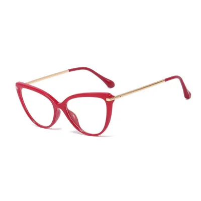 Retro Metal Frame Anti Blue Light Oval Sunglasses