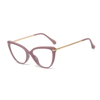Retro Metal Frame Anti Blue Light Oval Sunglasses