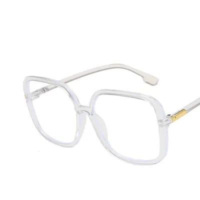 Women Oversize Square Frame Anti-blue Light Glasses