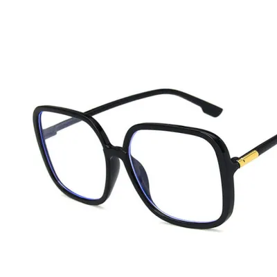 Women Oversize Square Frame Anti-blue Light Glasses