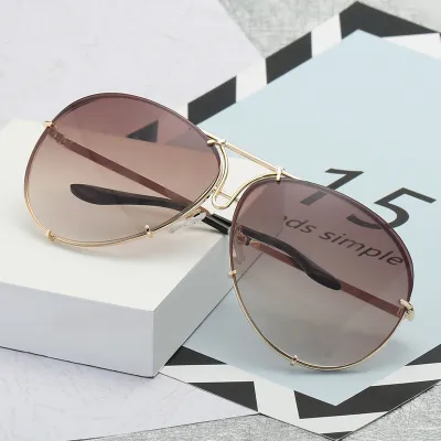 Unisex Retro Toad Mirror Metal Frame Sunglasses