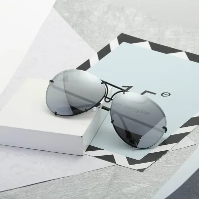 Unisex Retro Toad Mirror Metal Frame Sunglasses