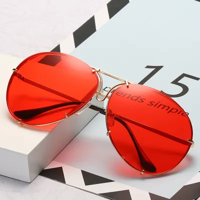Unisex Retro Toad Mirror Metal Frame Sunglasses