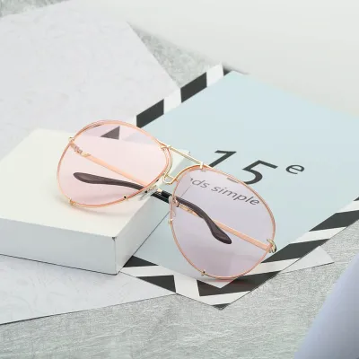 Unisex Retro Toad Mirror Metal Frame Sunglasses
