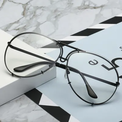 Unisex Retro Toad Mirror Metal Frame Sunglasses