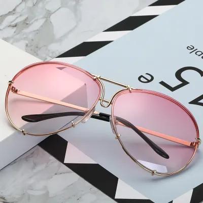 Unisex Retro Toad Mirror Metal Frame Sunglasses
