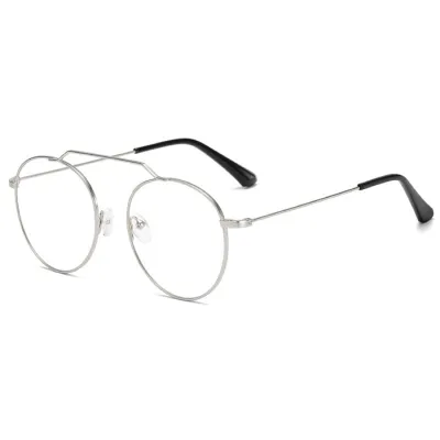 Retro Round Metal Frame TAC Lens Sun-Shading Sunglasses