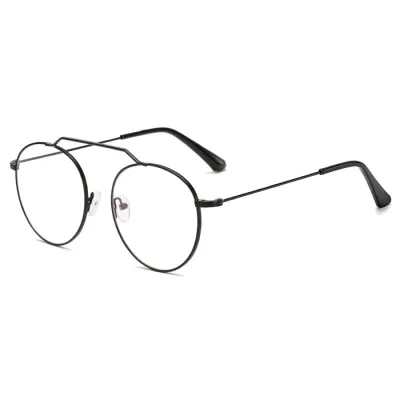 Retro Round Metal Frame TAC Lens Sun-Shading Sunglasses