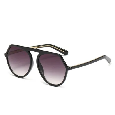 Fashion Irregular Square Frame Sun-Shading Sunglasses With TR90+CP+Metal Frame And PC Lens