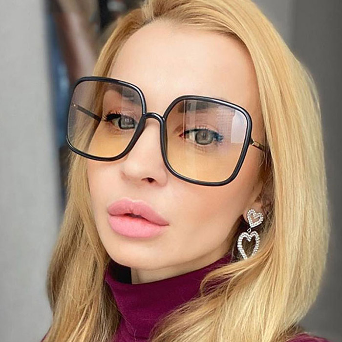 「SIAM SHADE/10～The Perfect Collection～」 Amazon.com: SHES Oversized Square Sunglasses for Women Flat