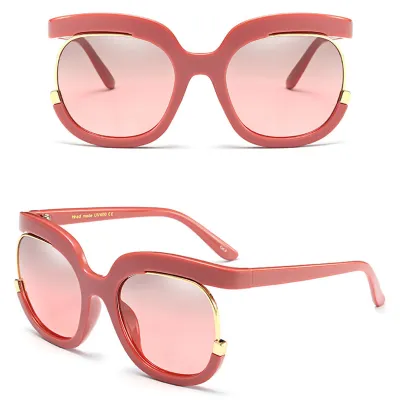 Unique Square Big Frame Gradient Sunglasses Fashion