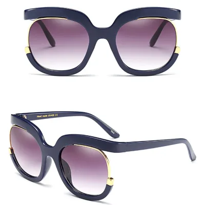 Unique Square Big Frame Gradient Sunglasses Fashion