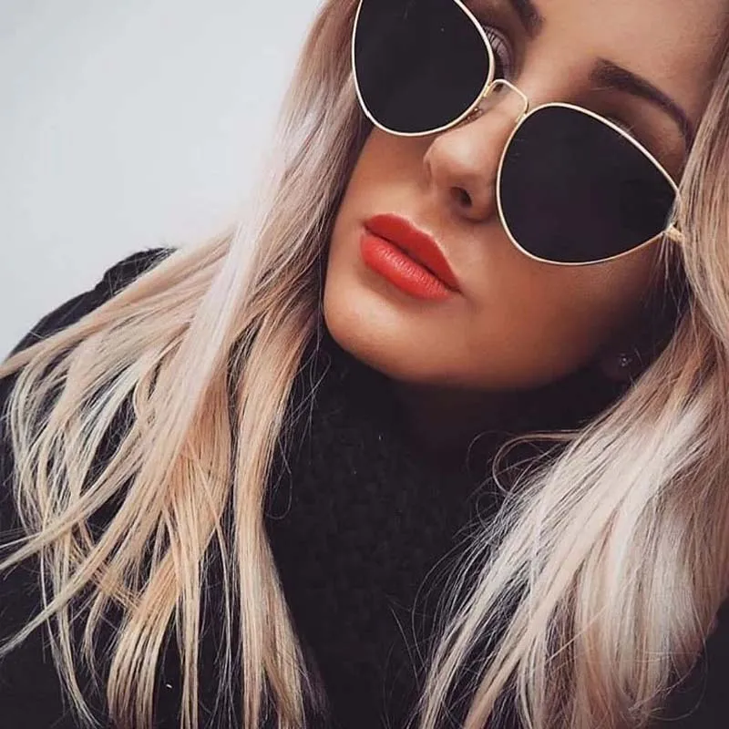 Unique Irregular Metal Frame Trend Sunglasses