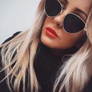 Unique Irregular Metal Frame Trend Sunglasses