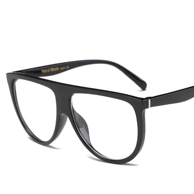 Retro Oversized Gradient Sunglasses with PC Frame