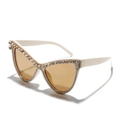 Fashion Rhinestone Cat Eye Sunglasses