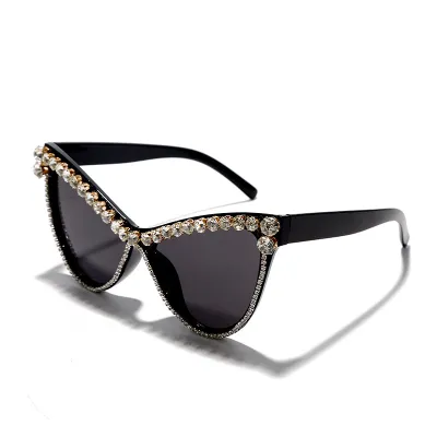 Fashion Rhinestone Cat Eye Sunglasses