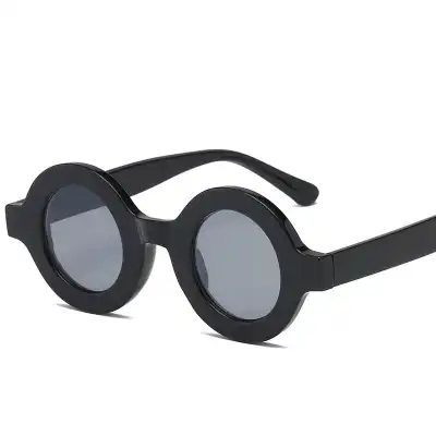 Fashion Round Big Frame Sunglasses