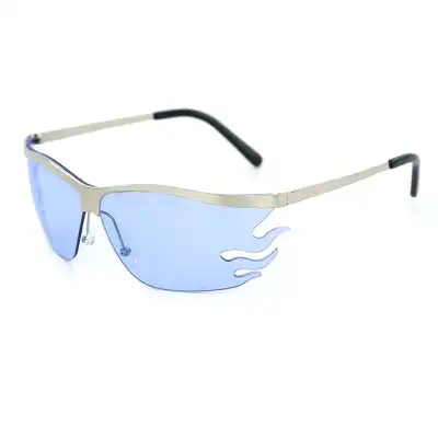 Fashion Irregular Flame Lens Sunglasses