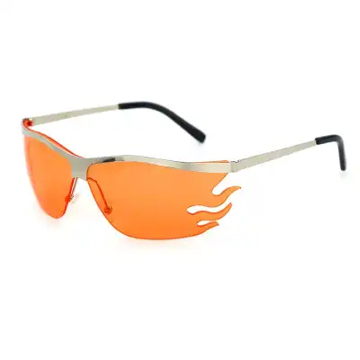 Fashion Irregular Flame Lens Sunglasses