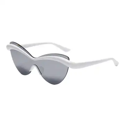 Fashion Rimless Jelly Color Sunglasses