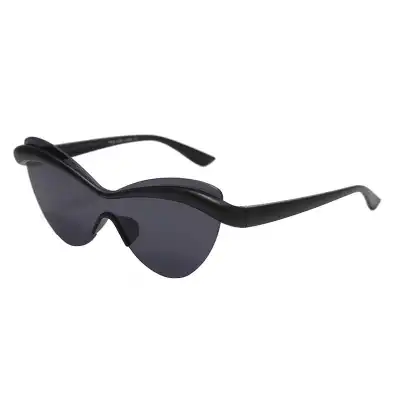 Fashion Rimless Jelly Color Sunglasses