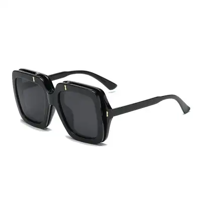 Retro Flip Big Frame Sunglasses