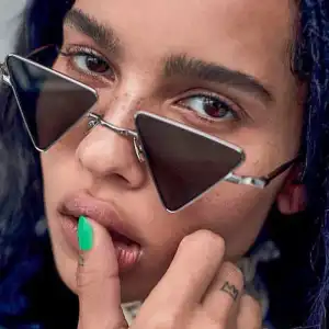 Unique Triangle Small Frame Metal Sunglasses Fashion Street Style for Men Women