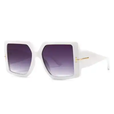 Retro Punk Style Big Square Frame Sunglasses