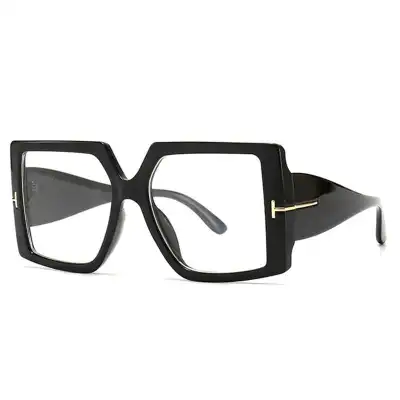 Retro Punk Style Big Square Frame Sunglasses