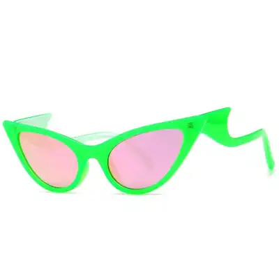 Unique Cat-eye Shape Irregular Sunglasses Retro Punk