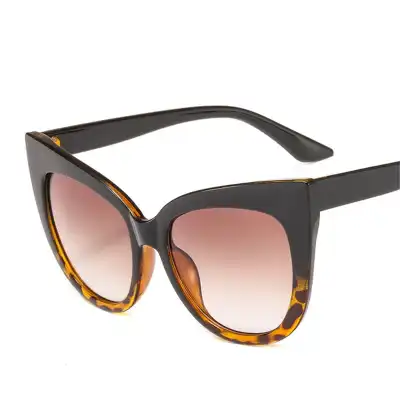 Fashion Big Frame Cat Eye Shape Sunglasses