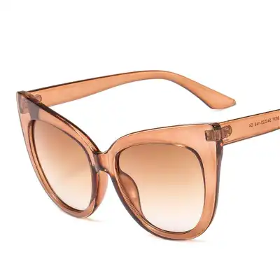 Fashion Big Frame Cat Eye Shape Sunglasses