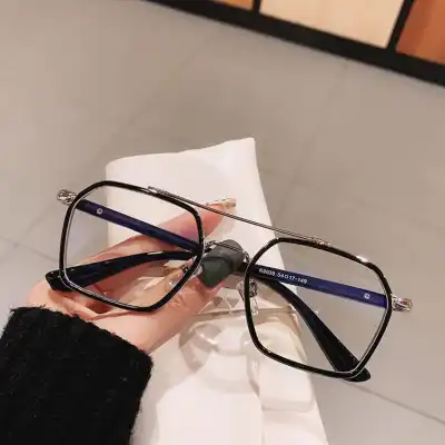 Fashion Geometric Shape Frame Anti-blue Light Lens Glasses