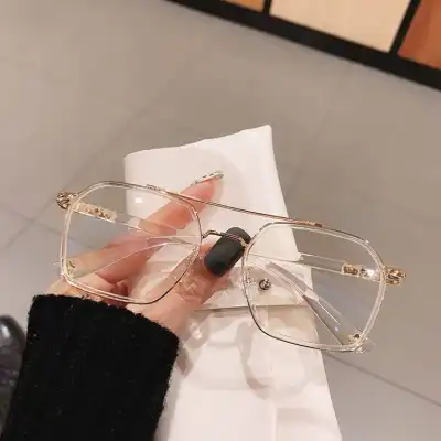 Fashion Geometric Shape Frame Anti-blue Light Lens Glasses