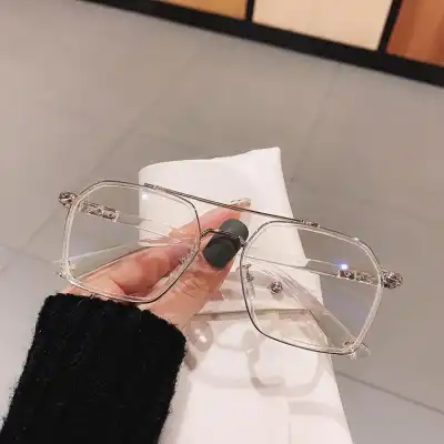 Fashion Geometric Shape Frame Anti-blue Light Lens Glasses
