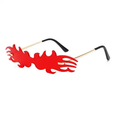 Unique Rimless Crab Shaped Sunglasses