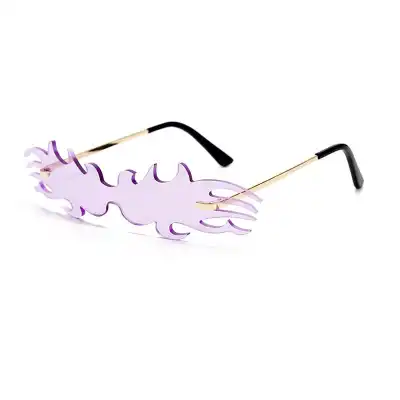 Unique Rimless Crab Shaped Sunglasses
