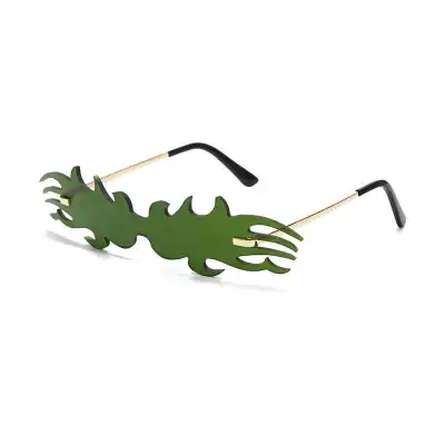 Unique Rimless Crab Shaped Sunglasses