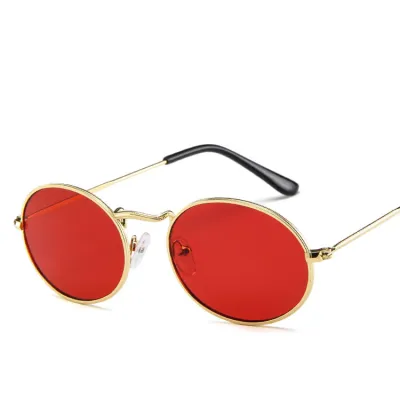 Retro Oval Small Frame Sunglasses