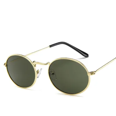 Retro Oval Small Frame Sunglasses