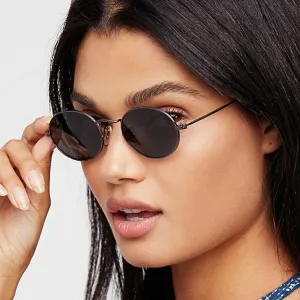 Retro Oval Small Frame Sunglasses