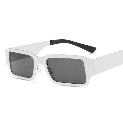 Fashion Square Frame Metal Sunglasses For Adults