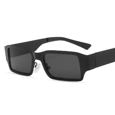Fashion Square Frame Metal Sunglasses For Adults