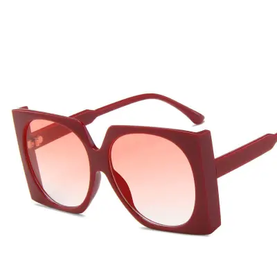 Fashion Square Big Frame AC PC Sunglasses