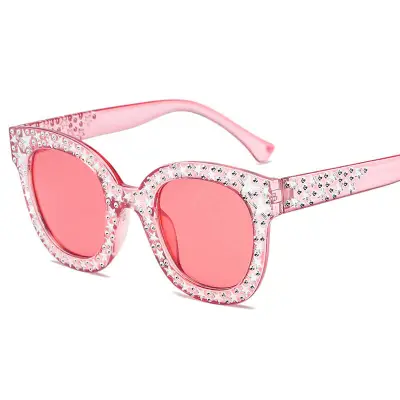 Fashion Big Frame Pentagram Pattern Sunglasses