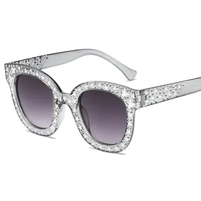 Fashion Big Frame Pentagram Pattern Sunglasses