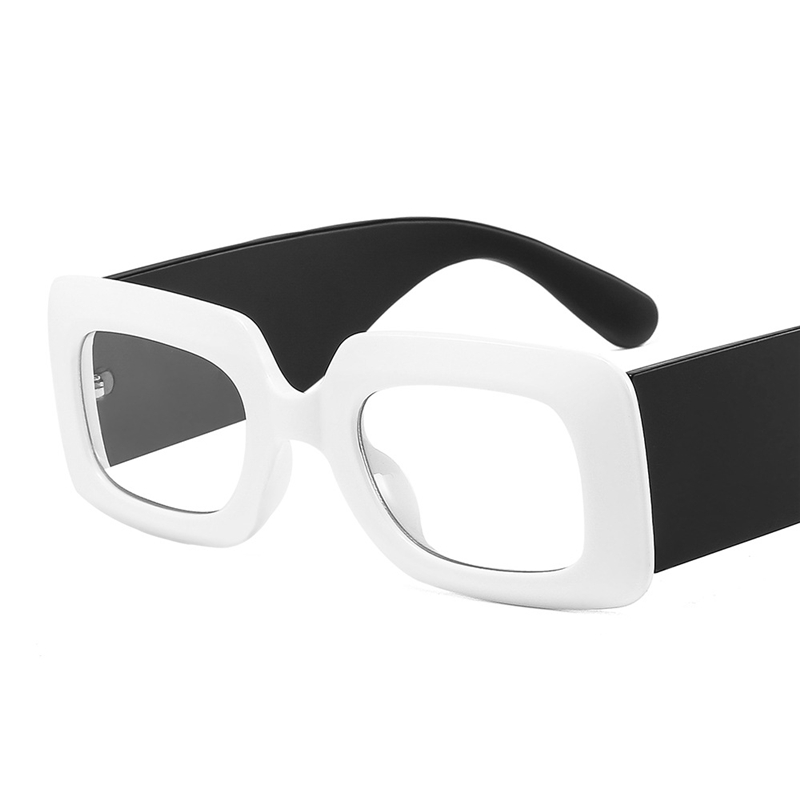 ★HANGLE EYEWEAR★ Hangul Square Sunglasses White Arcadia Rectangular White Sunglasses